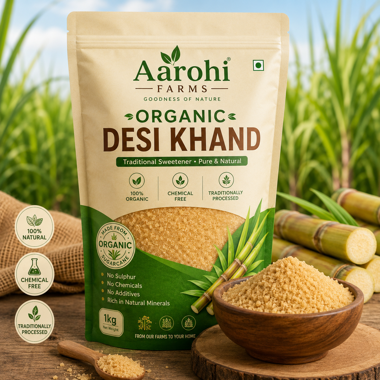 Organic Desi Khand